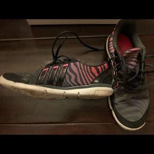 Adidas Zebra Athletic Shoe